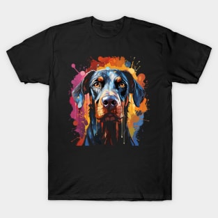 Doberman Rainbow T-Shirt